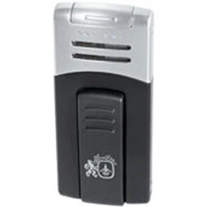 Colibri Quantum Syndicate Cigar Torch Lighter Anodized Black & Satin Silver