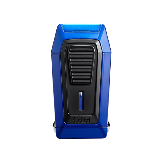 Colibri Quantum Triple Jet Lighter with V-Cutter – Blue & Black