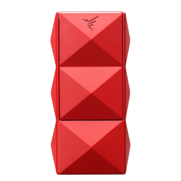 Colibri Quasar II pocket-sized double torch flame lighter Red