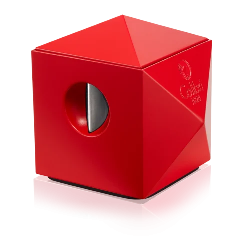 Colibri Quasar Two-in-One Desktop Cigar Cutter – Red