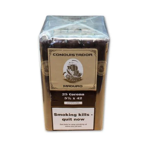 Conquistador Corona Maduro - Bundle of 25 Cigars