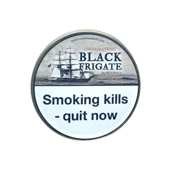 Cornell & Diehl Black Frigate Pipe Tobacco 50g – Single Tin