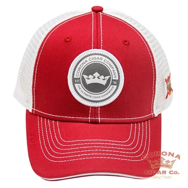 Corona Cigar Co. Hat - Red & White