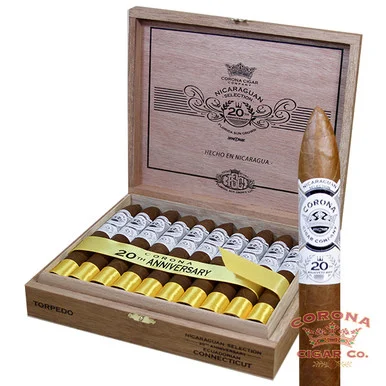 Corona Nicaraguan 20th Anniversary FSG Connecticut Torpedo (6 1/2 x 52)