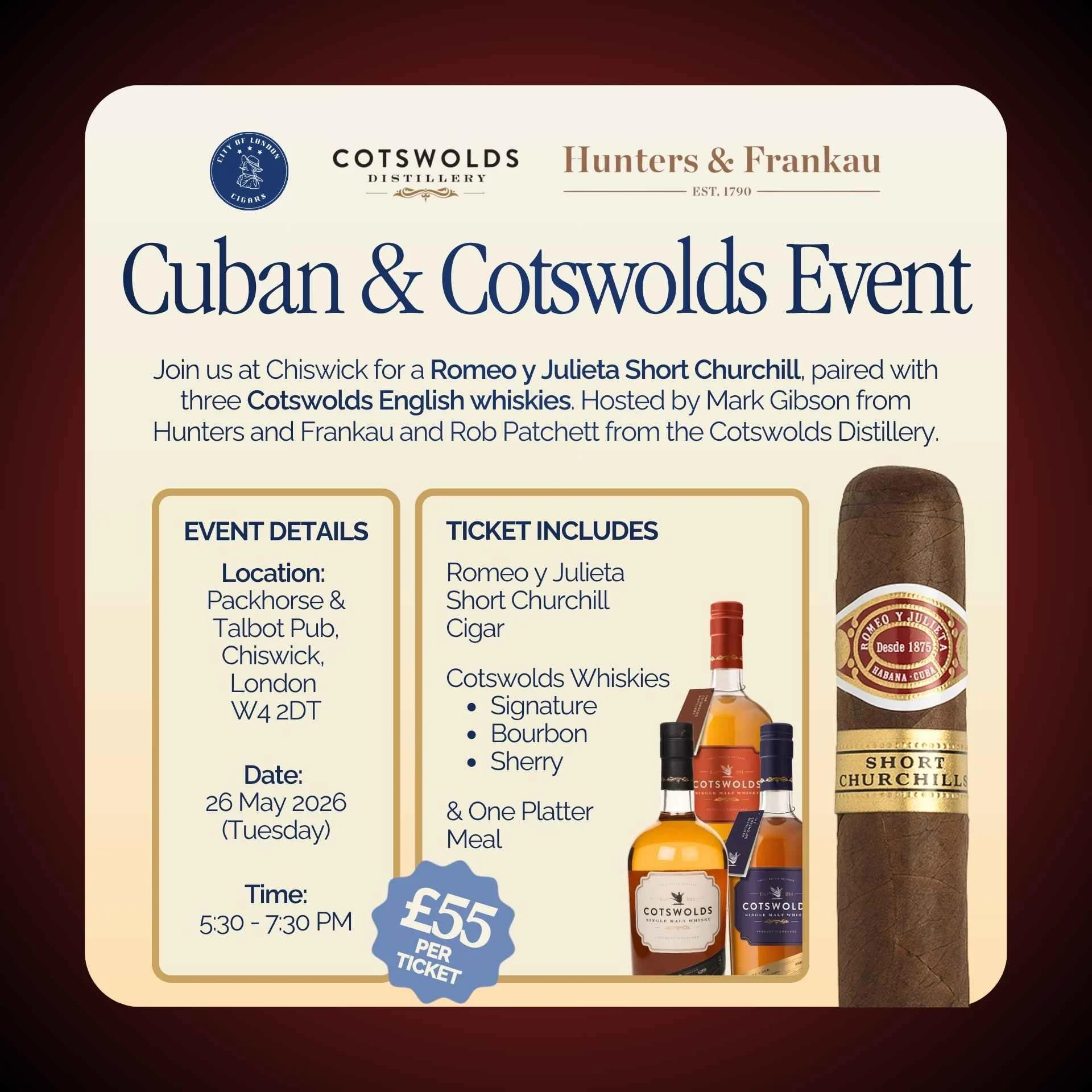 Cuban & Cotswolds Chiswick Event