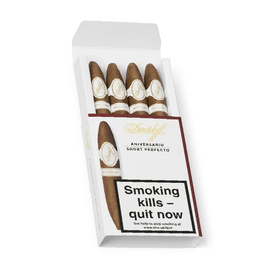 Davidoff Aniversario Short Perfecto Cigar - Pack of 4
