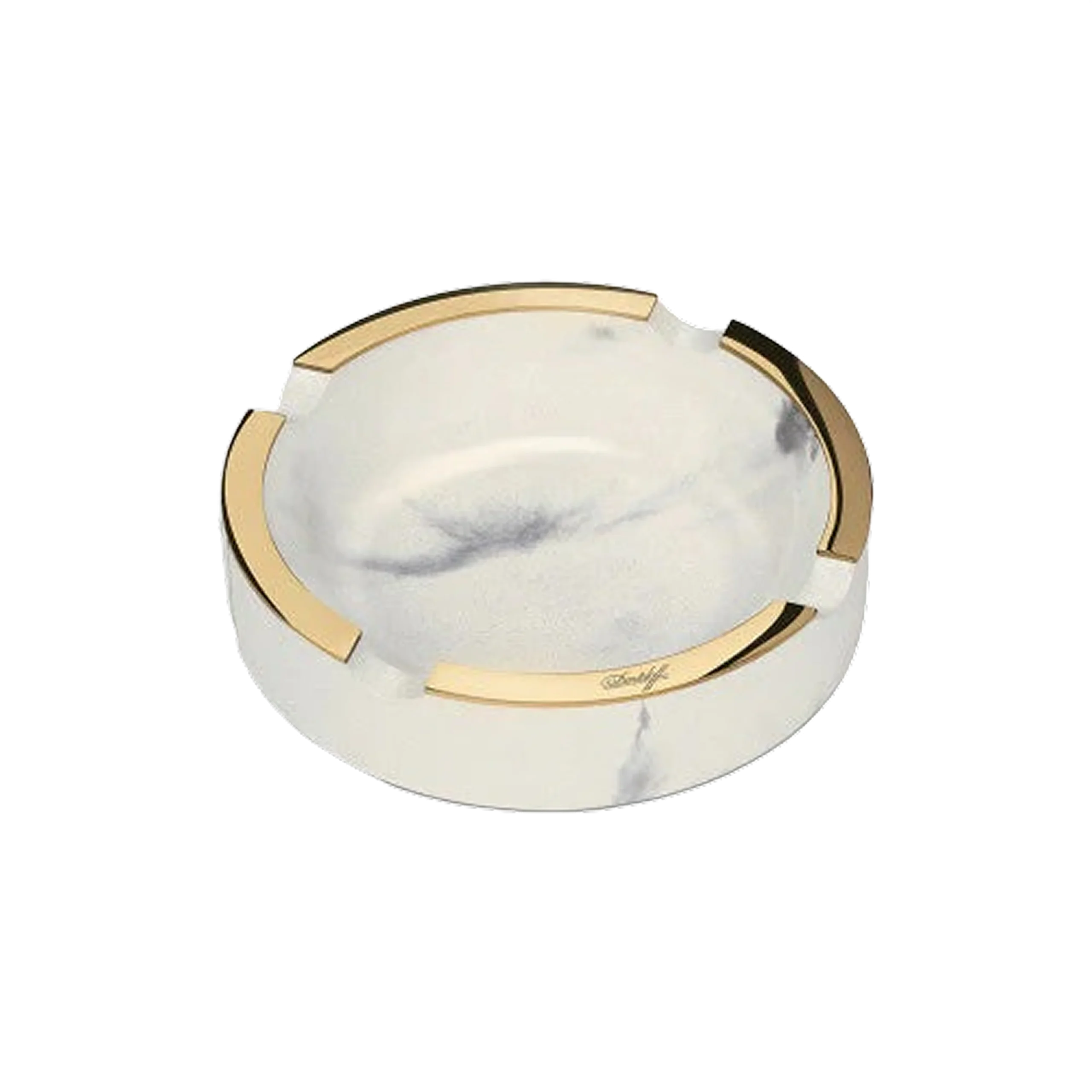Davidoff Concrete Ashtray Large- Marble/Gold