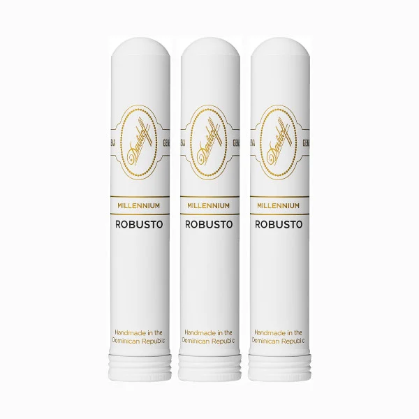 Davidoff Millennium Blend Robusto Tubos (5.25x50 / 3 Pack)
