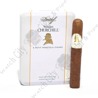 Davidoff Winston Churchill Petit Panatella 38 x 4 (Tin of 5 Cigars)
