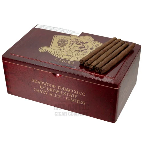 Deadwood By Drew Estate Crazy Alice C-Notes (3 3/4x22)