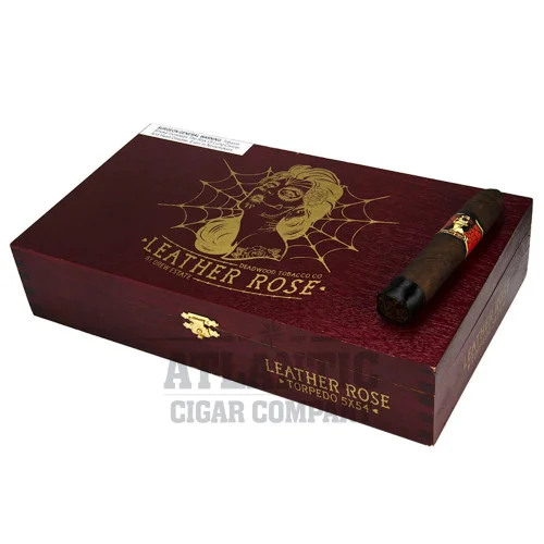 Deadwood By Drew Estate Leather Rose Torpedo