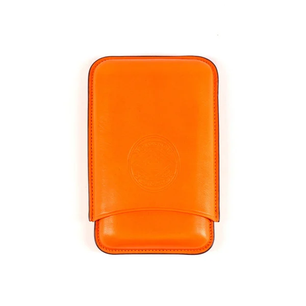Diamond Crown Robusto Leather Case Pop Art Orange
