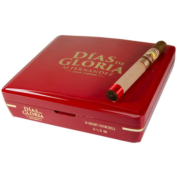 Dias De Gloria By AJ Fernandez Short Churchill (6.5x48 / 10 PACK)