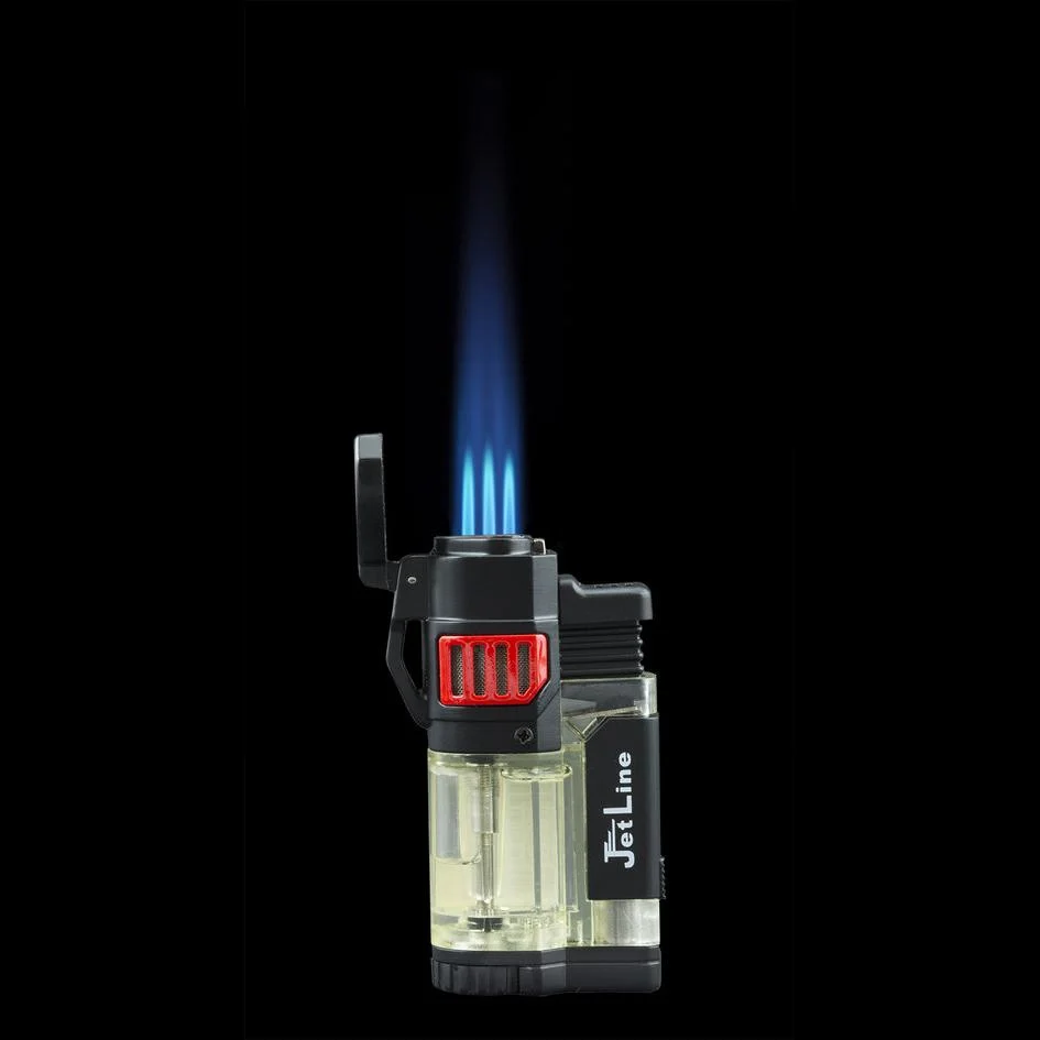 Diego Triple Flame Torch Lighter w/ Punch