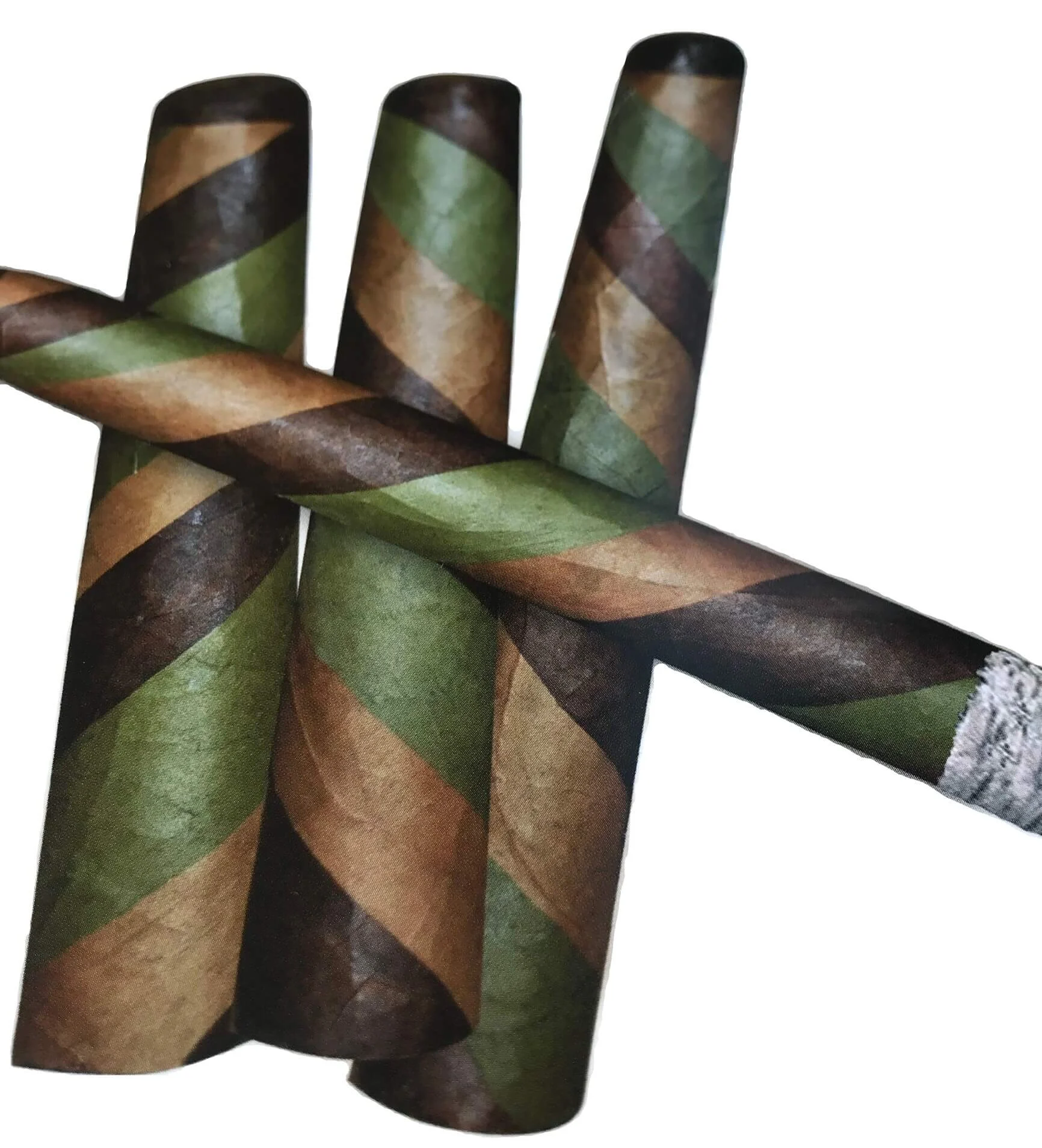 Dominican Barber Pole Triple Wrap Gordo – Bundle of 20