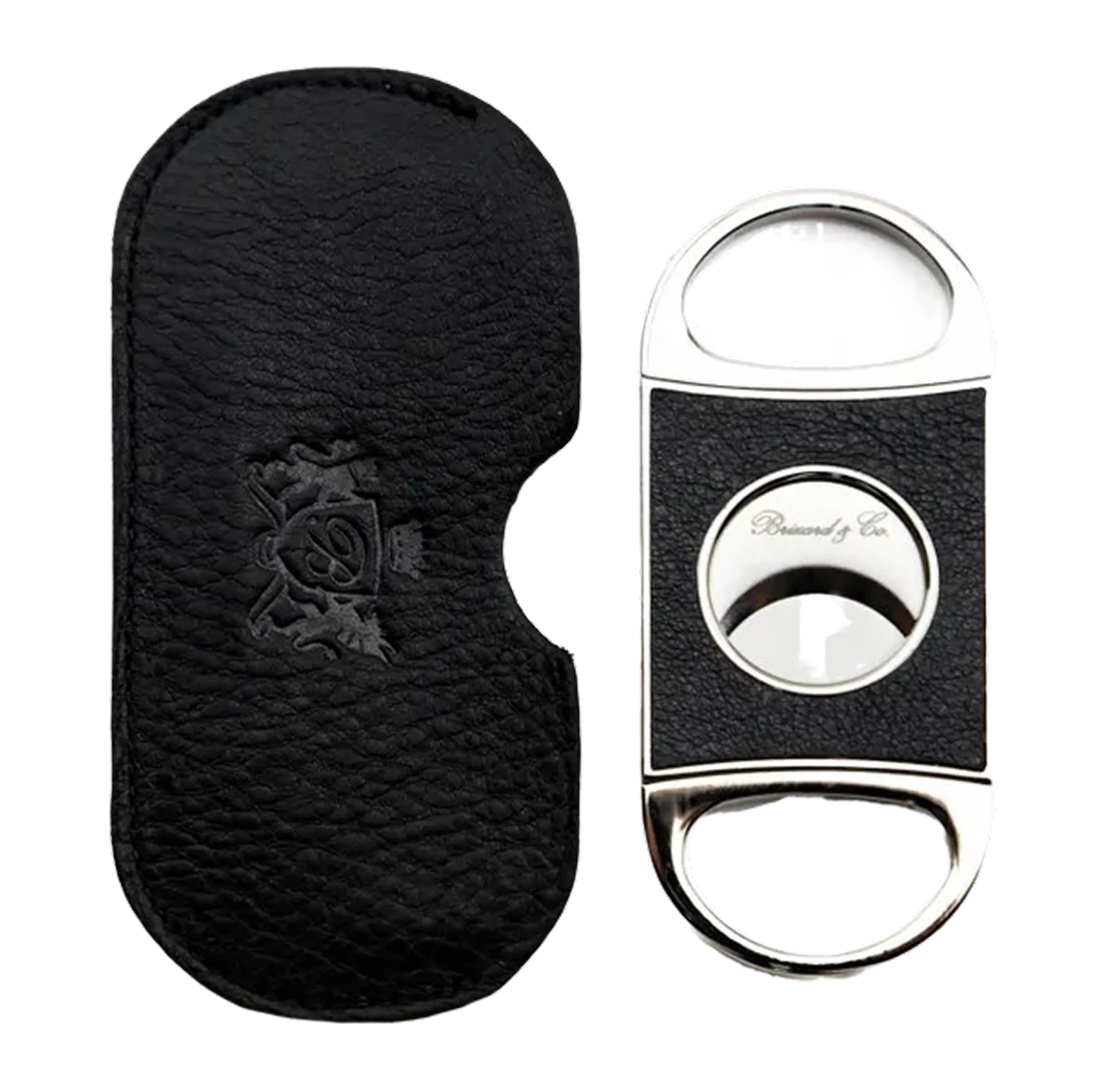 Double Guillotine Series 2 Cutter - Black Leather