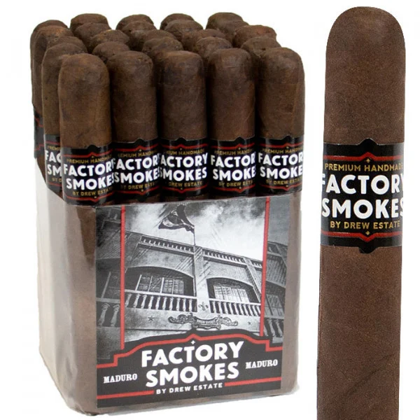 Drew Estate Factory Smokes Maduro Robusto (5x54 / Bundle 25)