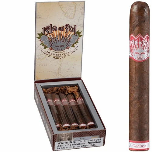 Drew Estate Isla del Sol Maduro Toro (6.0" x 52) Box of 10