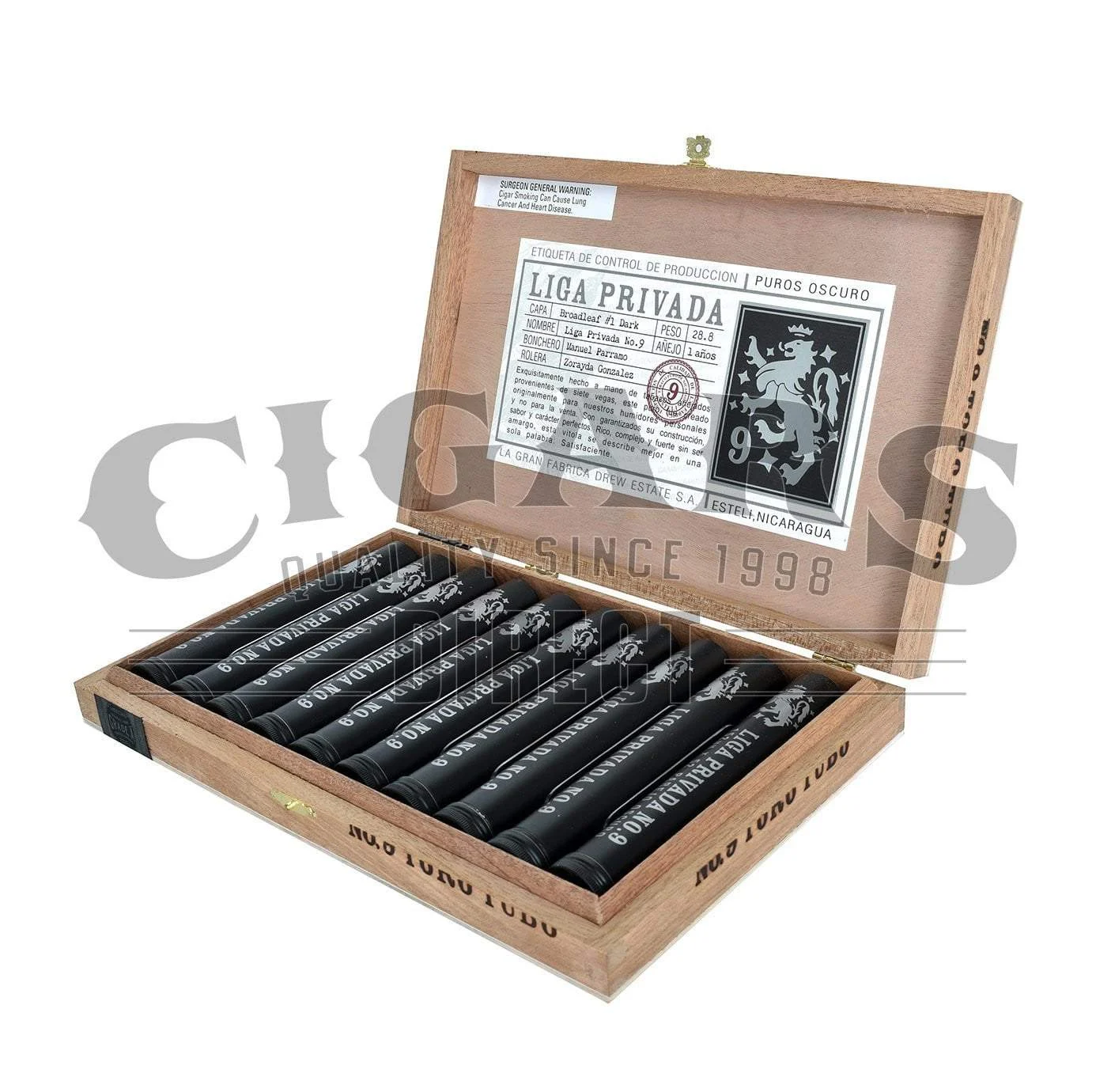 Drew Estate Liga Privada No.9 Toro Tubo