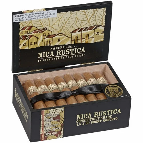 Drew Estate Nica Rustica Shade Short Robusto (4.5" x 50)