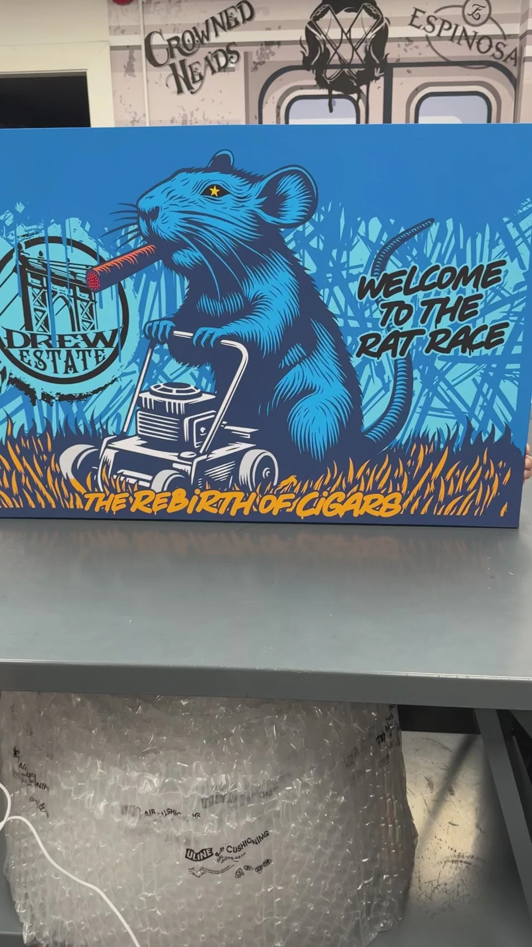 Drew Estate Welcome to the Rat Race LED Canvas