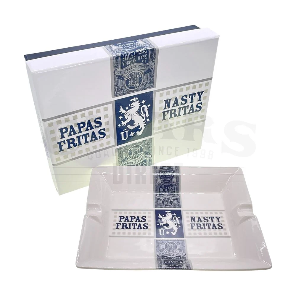 Drew Estate White Liga Unico Series Fritas Ashtray