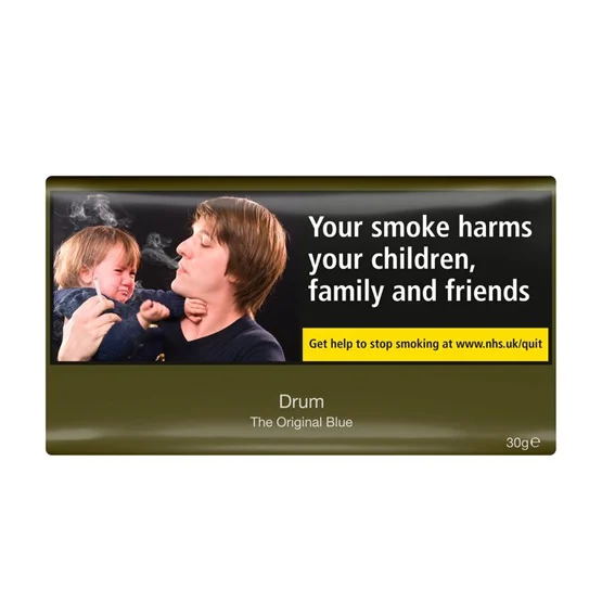 Drum The Original Blue Hand Rolling Tobacco 30g – Single Pack