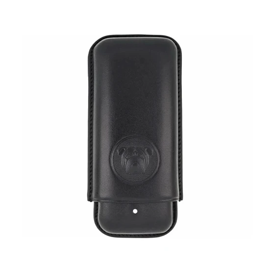 Dunhill White Spot Bulldog Black Cigar Case – 2F Robusto