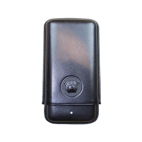 Dunhill White Spot Bulldog Black Cigar Case – 3F Corona Extra