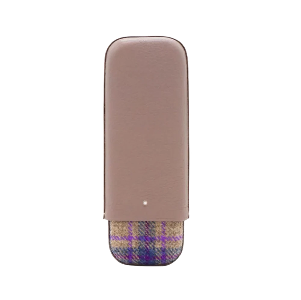 Dunhill The White Spot Cigar Case- Purple and Grey