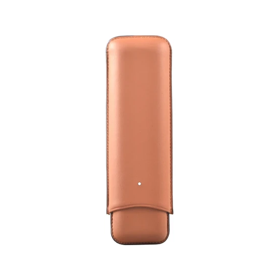 Dunhill White Spot Terracotta Cigar Case – 2 Churchill