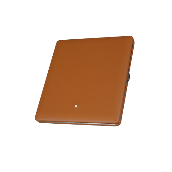 Dunhill White Spot Terracotta Hard Cigarette Case – 10 Cigarettes