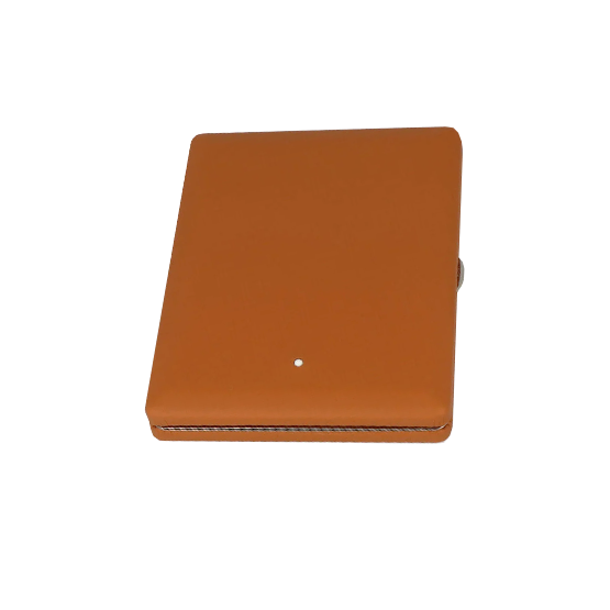 Dunhill White Spot Terracotta Hard Cigarette Case – 20 Cigarettes