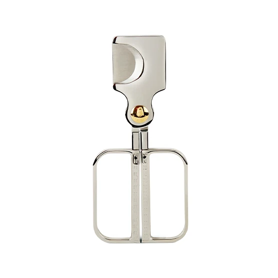 Elie Bleu Cigar Scissors – Steel/Gold Button