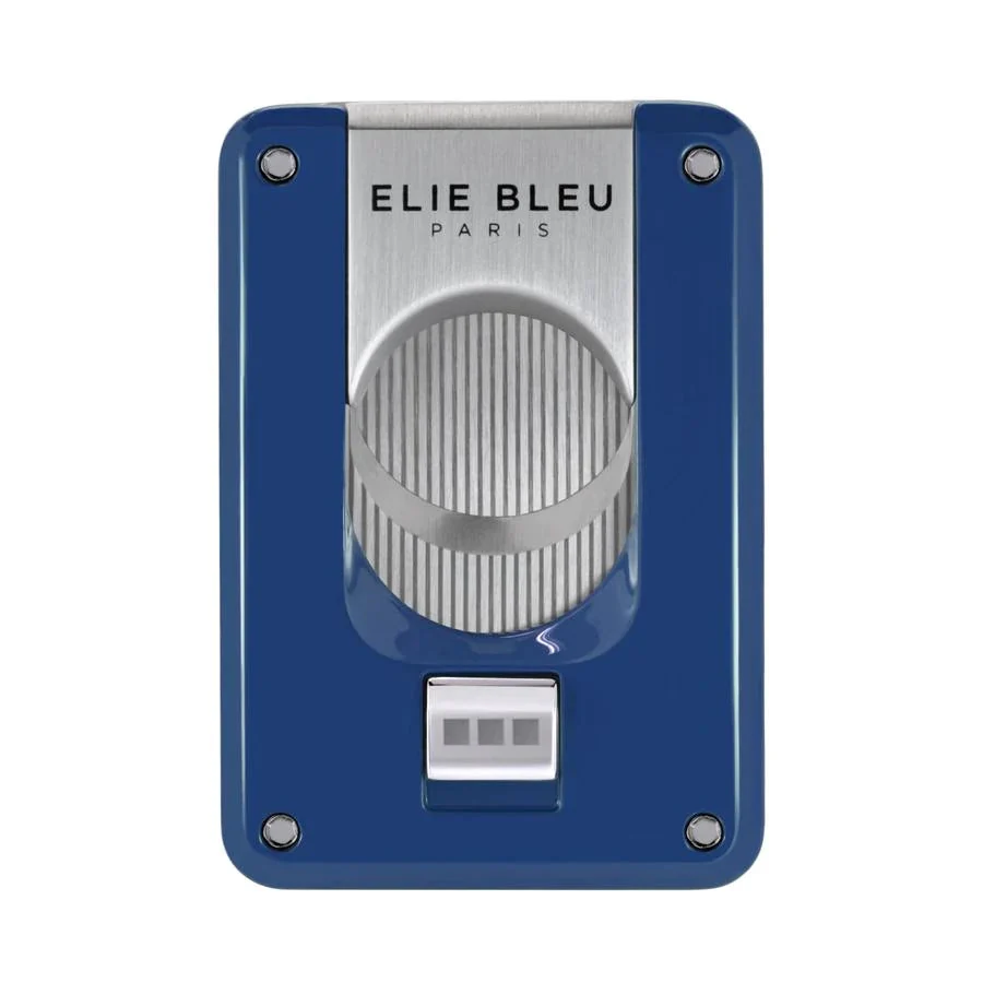 Elie Bleu EBC-4 Cigar Cutter Blue Lacquer