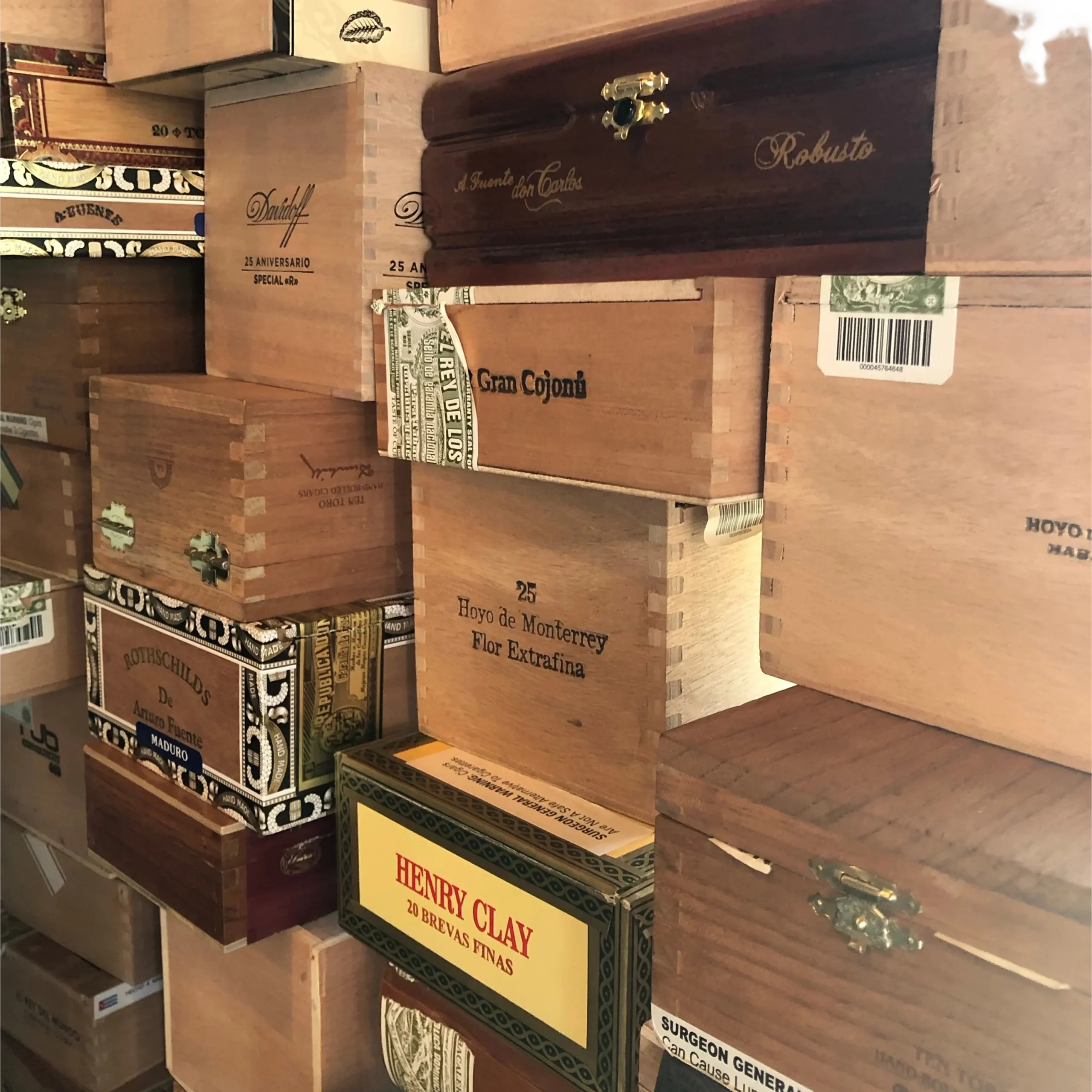 Empty Cigar Boxes