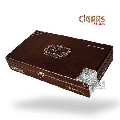 Flores y Rodriguez 10th Anniversary Reserva Limitada Wide Churchill