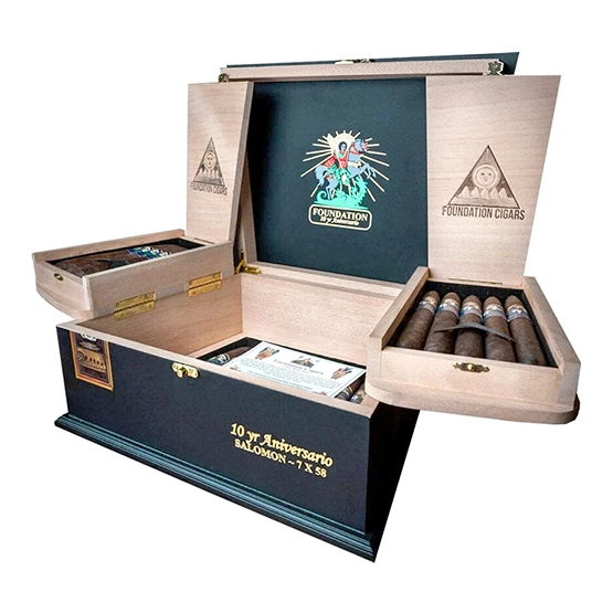 Foundation 10th Anniversary Salomon Limited Edition Cigar – 20 Cigar Humidor