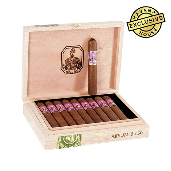 Foundation Aksum Claro Robusto Cigar – Box of 10 [Havana House Exclusive]