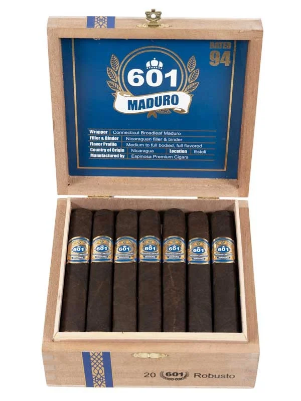 Espinosa 601 Blue Label Maduro Robusto