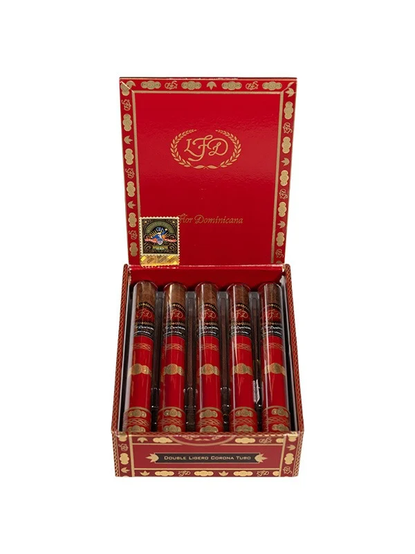 La Flor Dominicana Double Ligero Crystal Tubo Corona