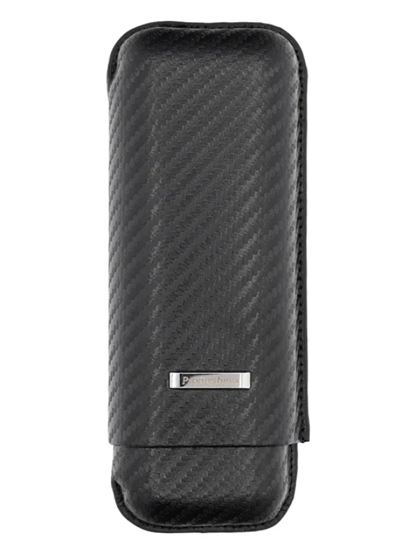 Prometheus 2-Cigar Large Ring Gauge Case – Carbon Fiber