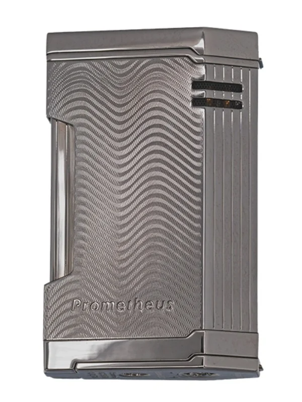 Prometheus Magma T Light Gun Metal Wave Lighter