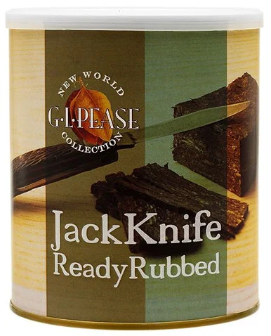 G.L. Pease Jackknife Ready Rubbed 8 oz Tin