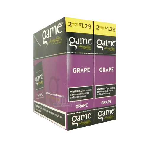Game Cigarillos Grape Flavor