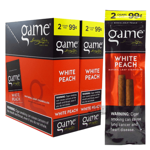 Game Cigarillos White Peach