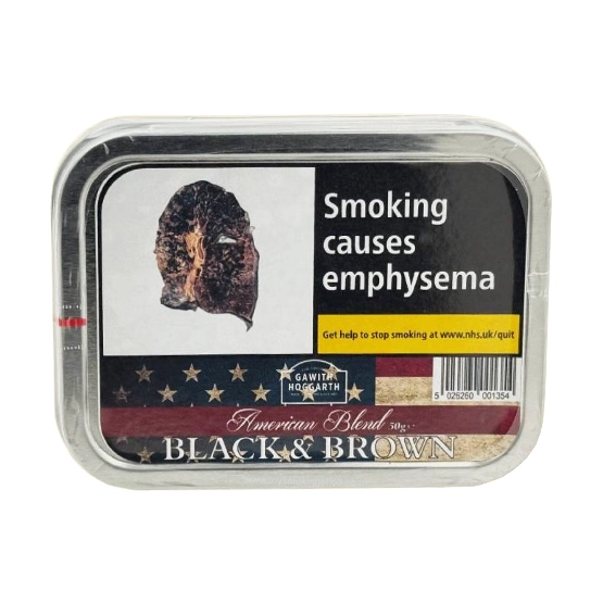 Gawith Hoggarth American Black and Brown Pipe Tobacco 50g – Single Tin