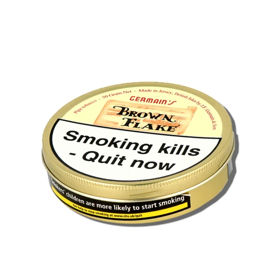 Germain’s Brown Flake British Pipe Tobacco 50g – Single Tin