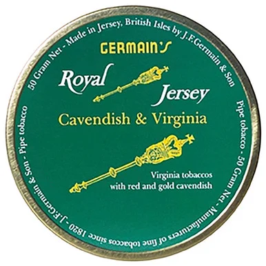 Germain's Royal Jersey Cavendish & Virginia 50g Tin