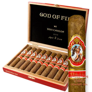 God of Fire Carlito Cameroon Double Robusto (5 3/4 x 52)